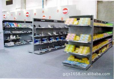 厂家加工定制 方管背网式货架与超市货架配套产品全解析——以常熟市广众金属制品为例